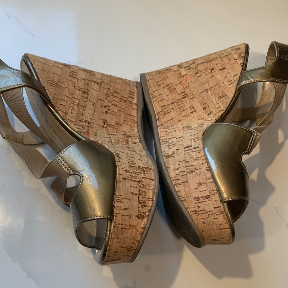 Wedge Sandals - Gold - Picture 10 of 11